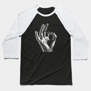 Hand Gesture Baseball T-Shirt